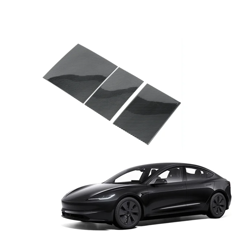 

Комплект обертывания центральной консоли для Tesla Model 3 Highland 2024, ABS, углеродное волокно, защитная пленка центральной консоли, запасные части