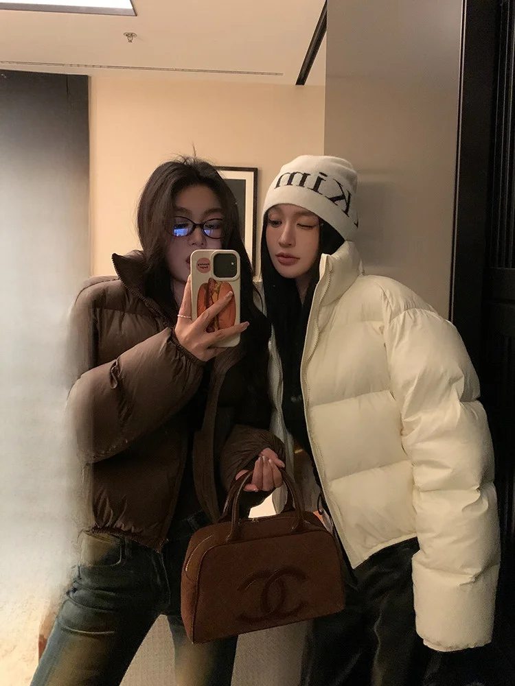 

Skk Store Cloud Donut Sle ort 90% White Du down Jaet женское зимнее теплое пальто хлебная одежда верхняя одежда