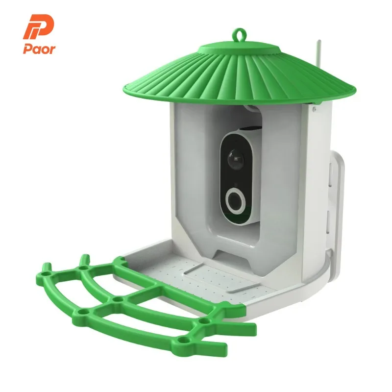 Smart Bird Feeder Camera with Solar Panel Bird Watching Camera Auto Capture Bird Videos Motion Detection Ideal Gift for Family