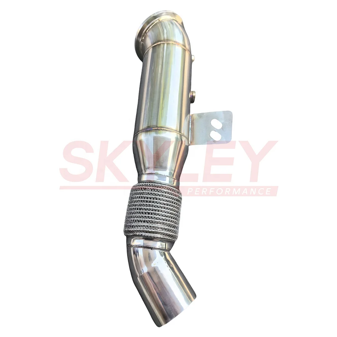 

B58 Downpipe Exhaust B58 Down Pipes for BWM F30 M340i M440i M540i M740i M140i M240i Stainless Steel 4.5''