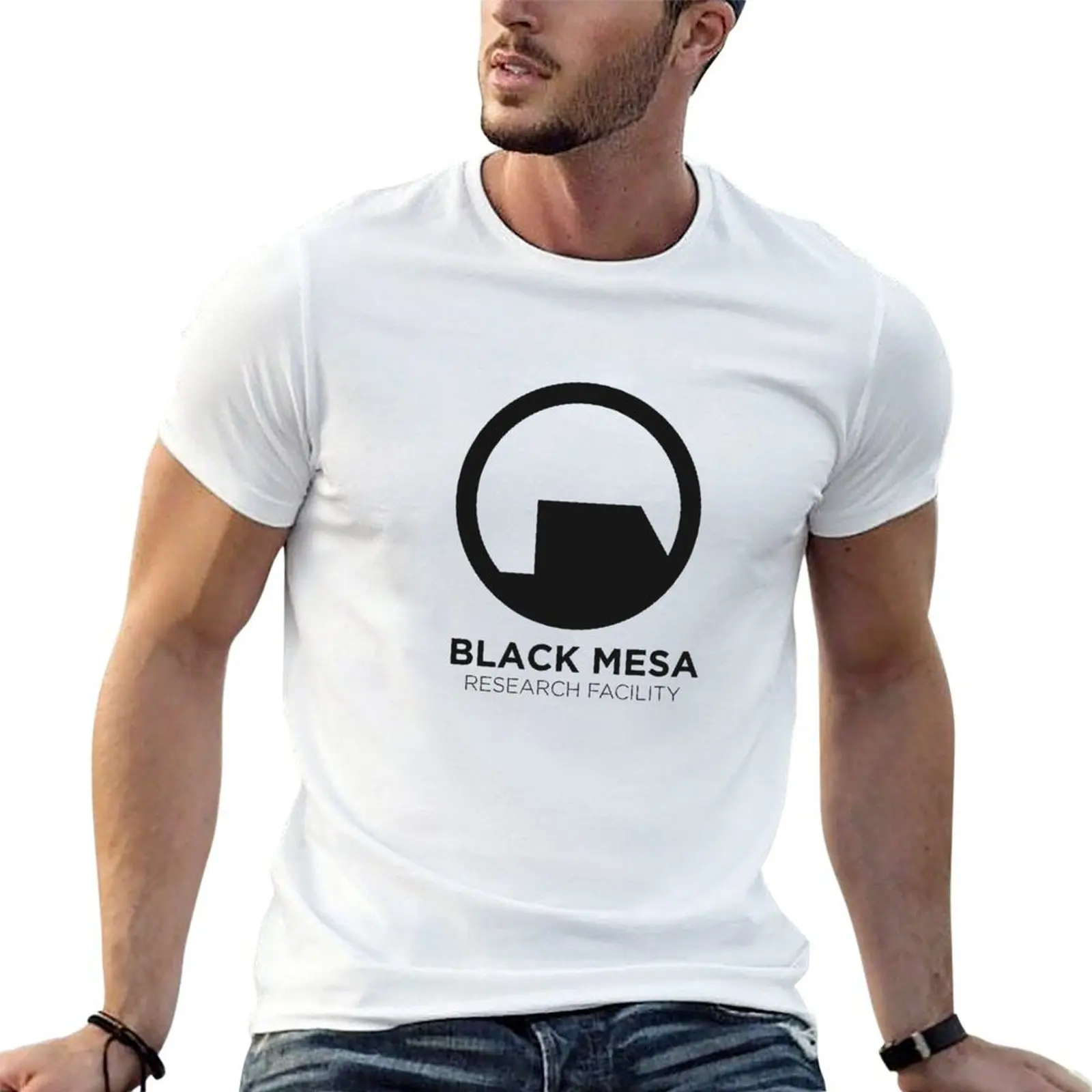 Black Mesa Research Facility T-Shirt Construction Work Tee Shirt