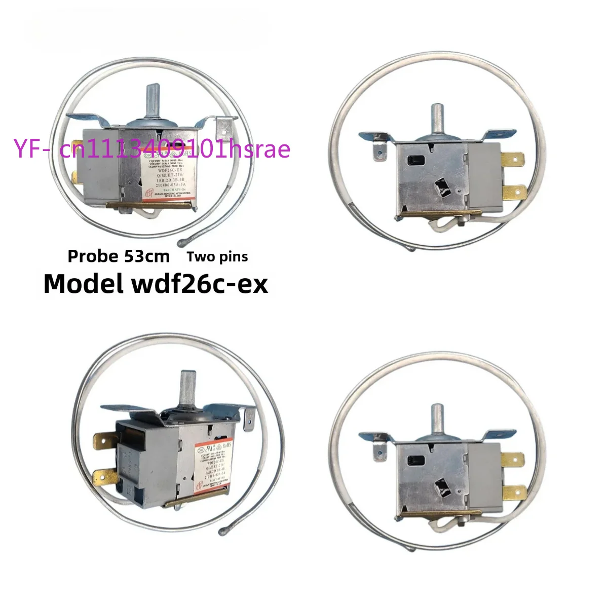 WDF26C-EX Two Legs Refrigerator Temperature Control Thermostat