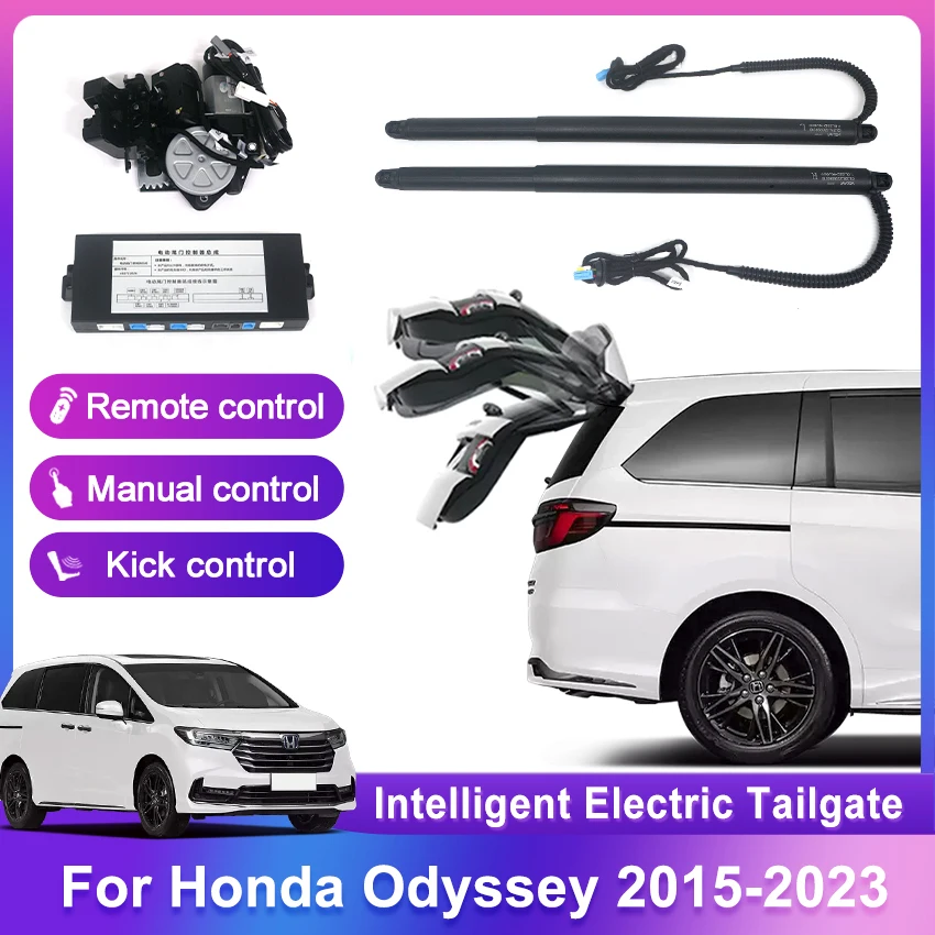 Car Electric tailgate Smart electric trunk drive Car door closer For Honda Odyssey 2015-2023,Rear door power kit Kick Sensor