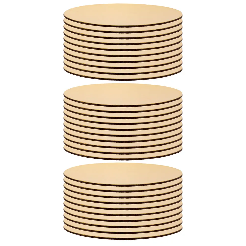 

30 pcs Boards Thickened Round Paper Cake Board Drums Sturdy Food Safe For Baking Non Stick Easy Removal Cake Trays
