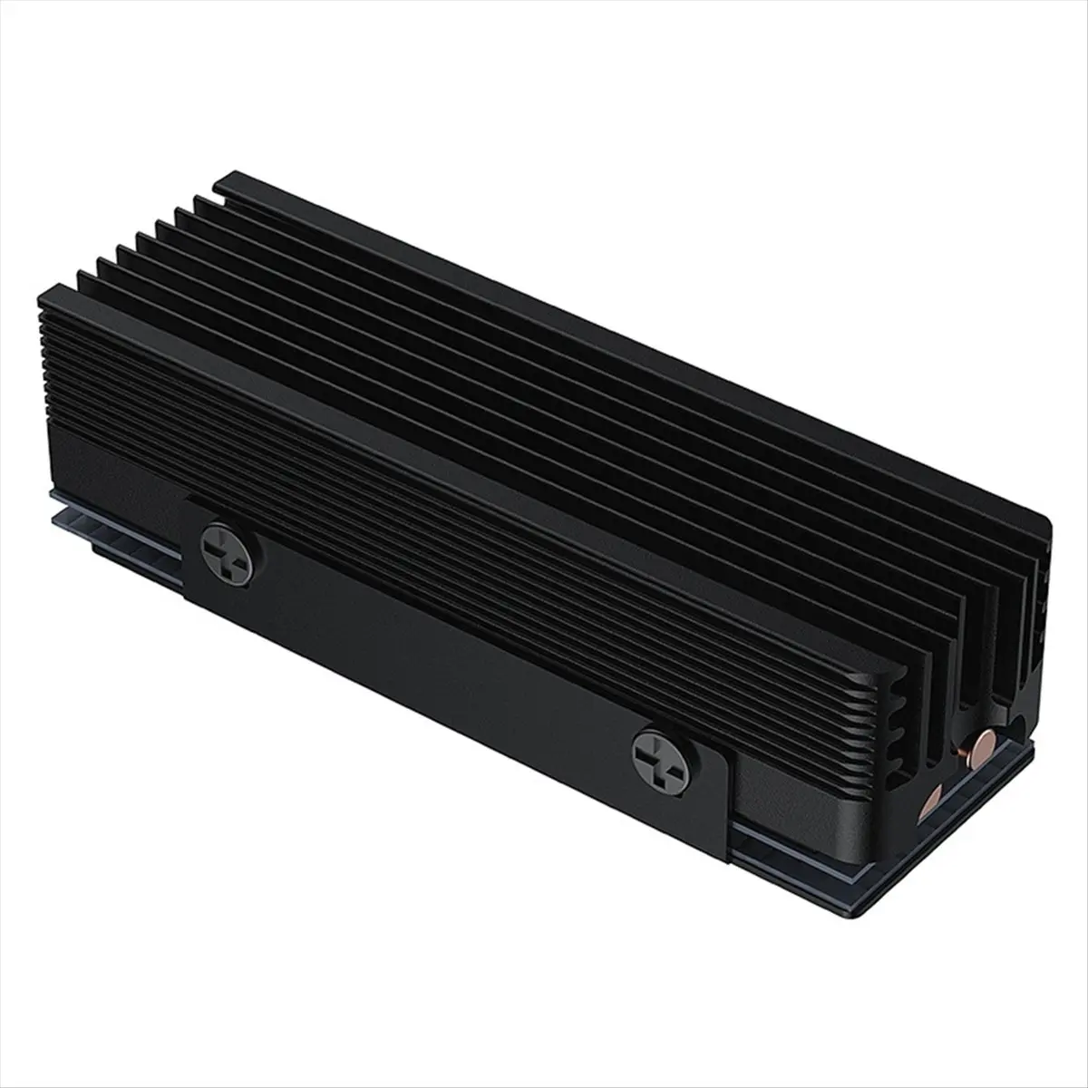 L77A M.2 2280 SSD Heatsink with 14.8W/ Thermal Pad 2 Heat Pipes M.2 SSD Radiator for M.2 NVMe 2280 SSD Cooler Black