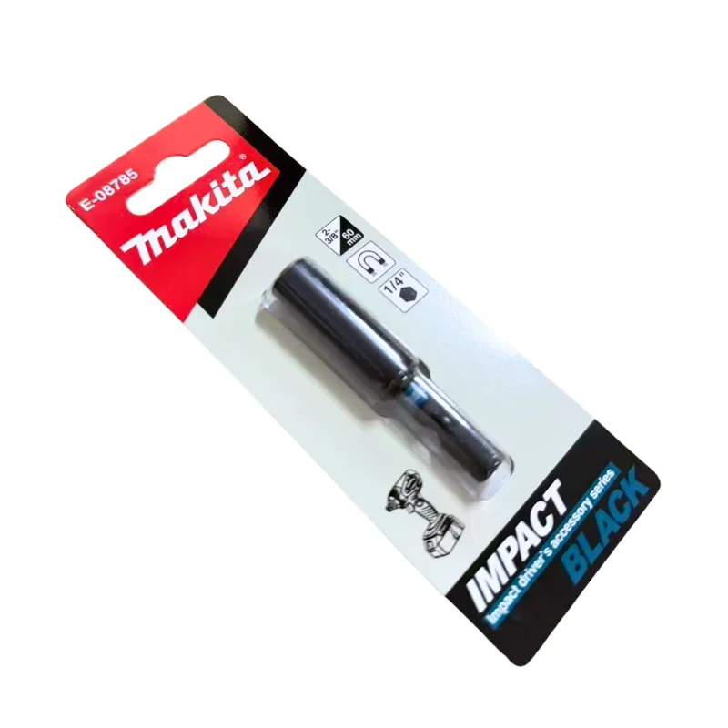Makita E-08785 Impact Magnetic Extension Bit Holder Black 60MM 1/4