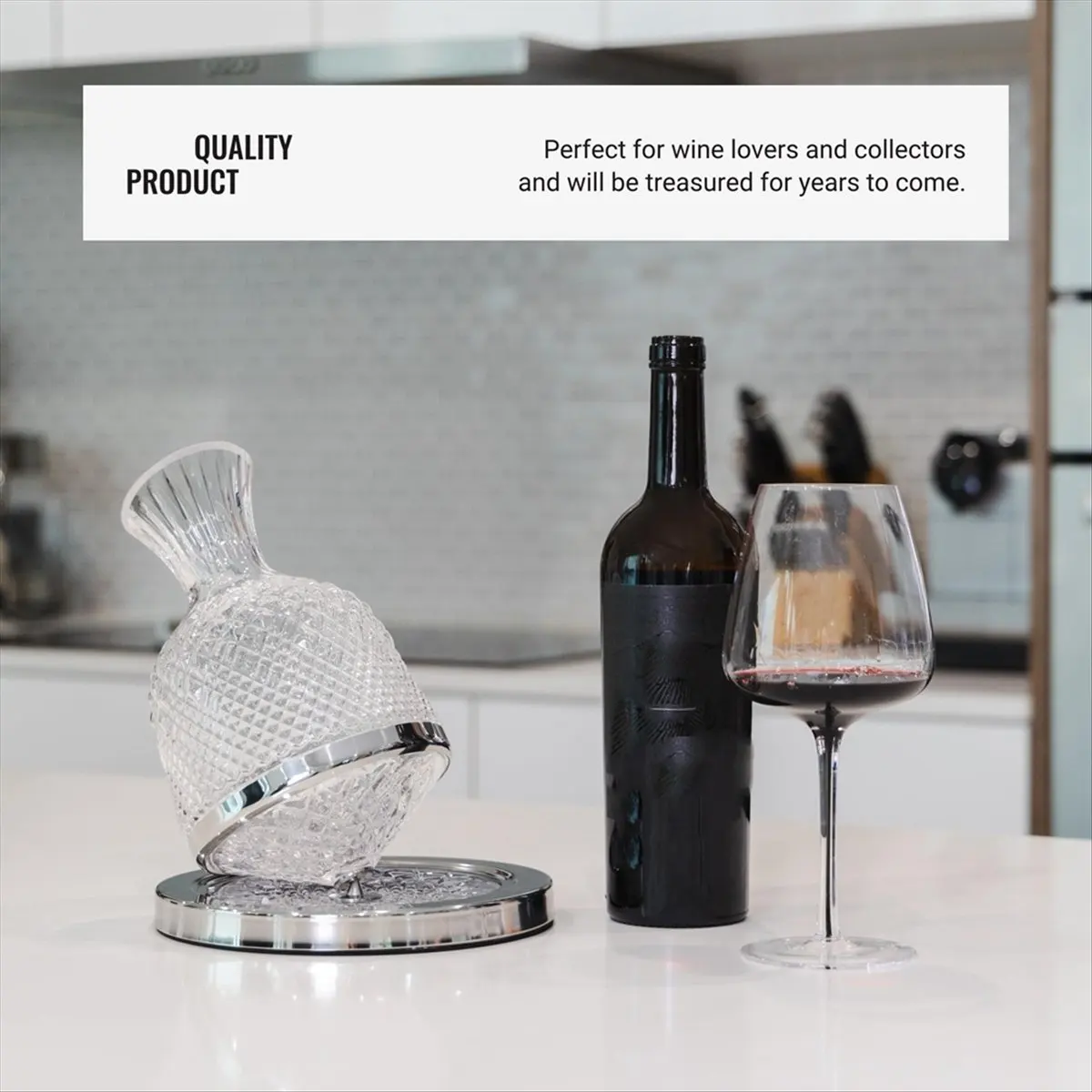 Rotating Wine Decan… - image