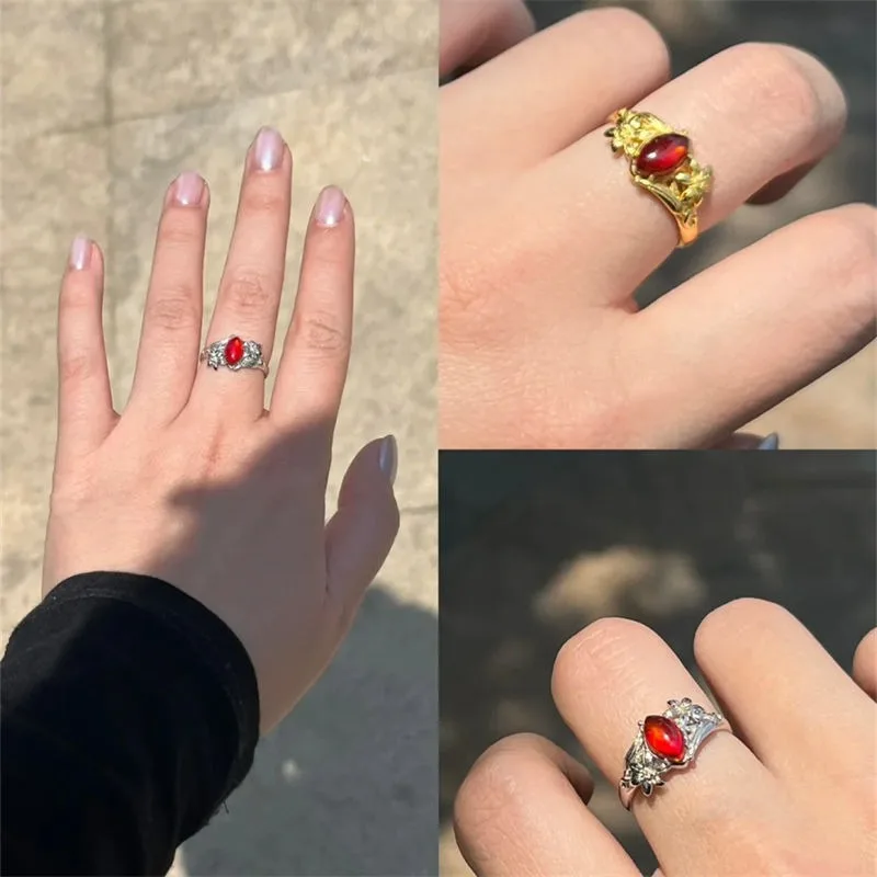 Astarion Ancunin Delicate Rings with The Same Style As The Peripheral Characters of Popular Games Cosplay Costumes Props