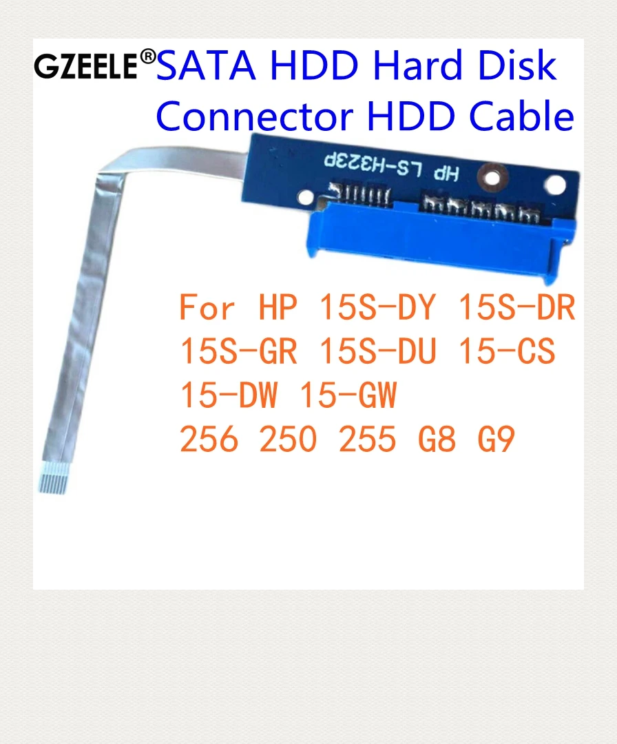 

LS-H323P L52024-001 For HP 15S-GR 15S-DU 15S-DY 15S-DR 15-CS 15-DW 15-GW SATA HDD Hard Disk Connector HDD Cable 256 250 255 G8 9