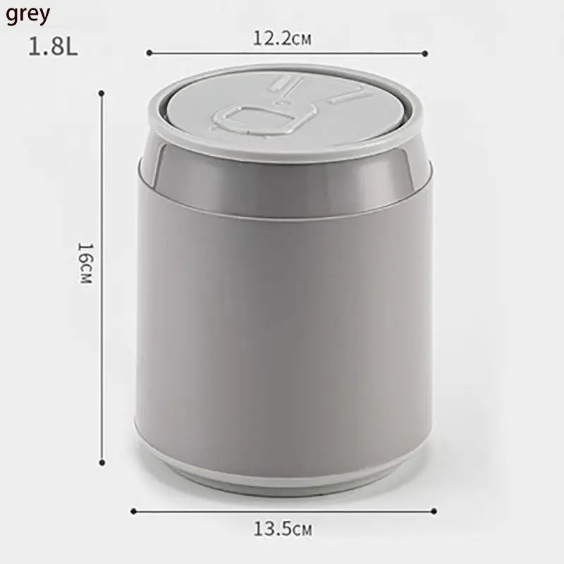 Plastic Waste Bin Home Office Table Mini Trash Can Desktop Dustbin Garbage Box Paper Basket With Lid Press Type Storage Box