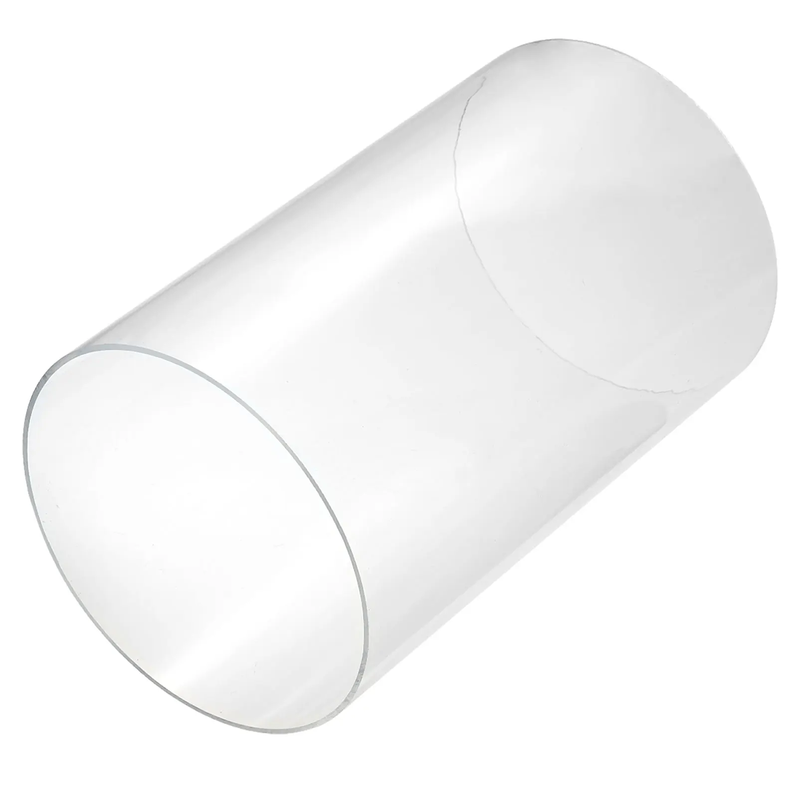 350mm Transparent Acrylic Aquarium Fish Tank Pipe OD 55-220mm Clear Rigid Round Tube for Lamps and Lanterns Water Cooling System