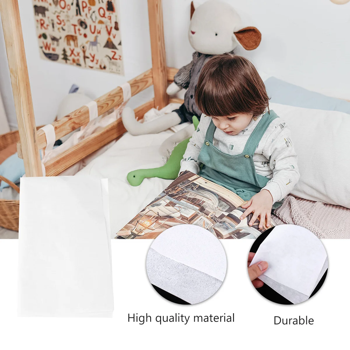 

20Pcs Transparent Reusable Ironing Paper Eva Material for Jigsaw Accessories Kids DIY Colorful Pattern Creation Educational