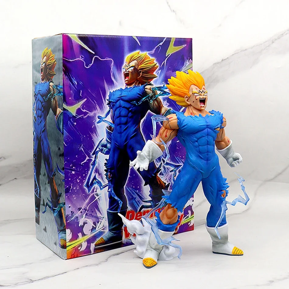 Anime Dragon Ball Z GK Vegeta Figur Selbst-zerstruct Majin Vegeta Figur 27CM PVC Action-figuren Sammlung Modell Spielzeug geschenke