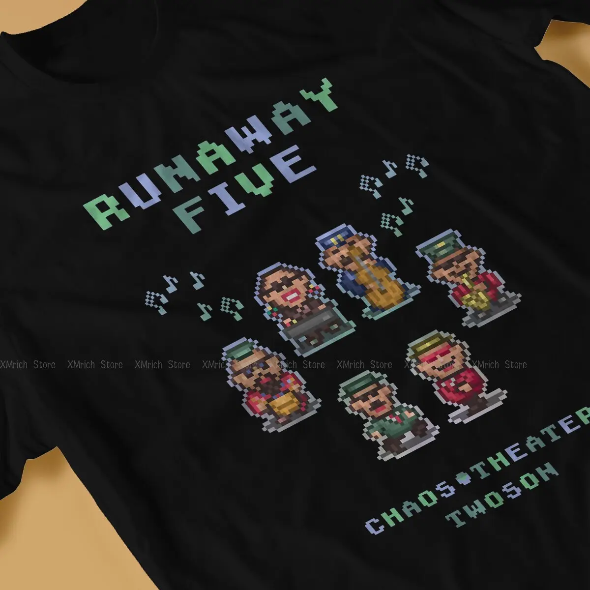 Runaway Five T-Shirts for Men Mother EarthBound Game Funny 100% Cotton Tees O Neck Short Sleeve T Shirt Graphic Printed Clothes