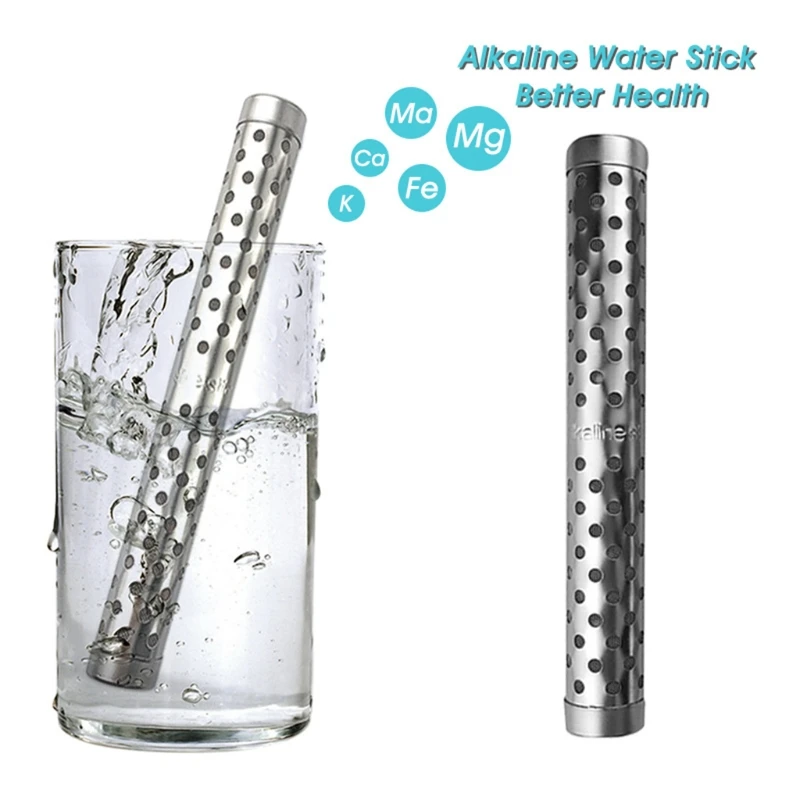 Portable Alkaline Hydrogen Water Ionizer 5.28x0.63in Stainless Steel Drop shipping