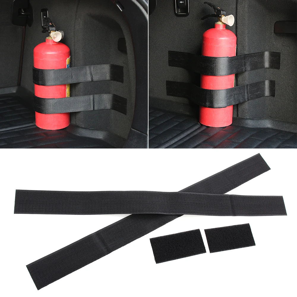 Car shape fire extinguisher bandage fixing strap bracket For Volvo S40 S60 S80 S90 S40 XC60 XC90 V40 V60 V90 C30 XC40 XC70 V70