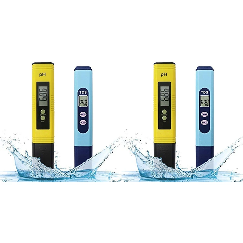 

HOT SALE 2X Water Quality Test Meter,Ph Meter Tds Meter 2 In 1 Kit With 0-14.00Ph And 0-9990 Ppm Measure Range For Hydroponics