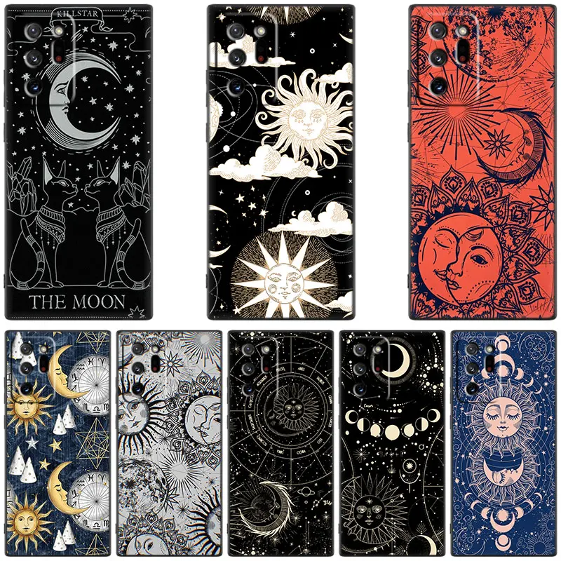 Witches Moon Tarot Case For Samsung Galaxy M53 M52 M51 M33 M32 M11 M12 M13 M21 M22 M23 M31S M30S Note 10 Lite Plus 20 Ultra 5G