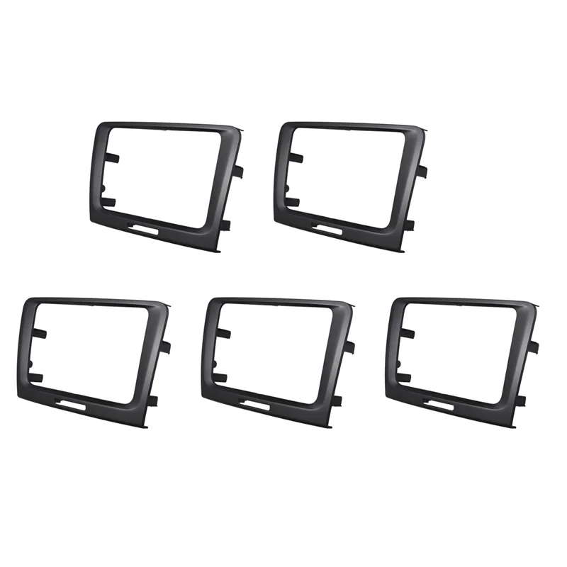 

5X черный 220X130X210 мм 2 Din автомобильный DVD-радио подходит для приборной панели, лицевая рамка для Skoda Superb-N25R 2009-2014 гг.