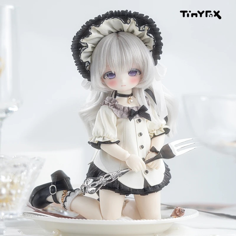 Tinyfox Offizielle Wueste Nurse Miss Oyster Bjd bewegliche Gelenkpuppe 1/6 echte 2D-Puppe zum Sammeln, komplettes Set, Geburtstagsgeschenk für Mädchen