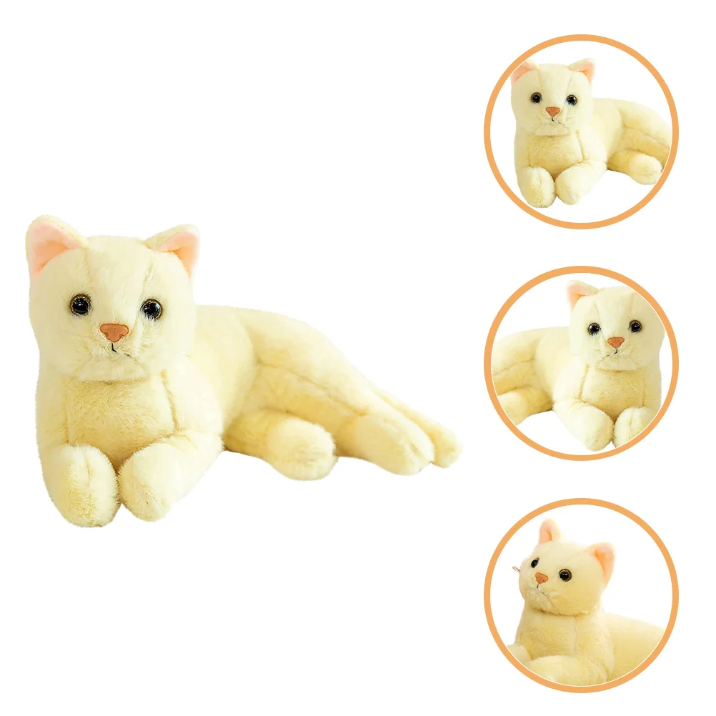 

Cat Plush Toy Lifelike for Boys Girls Realistic Cute Birthday Children Kitten Stuffed Animal Party Favor