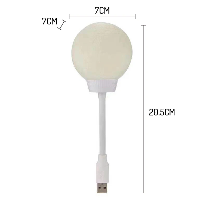 Intelligent Voice Control Night Light Breastfeeding Eye Protection Socket Bedroom Sleep USB Room Internet Celebrity Moon Lamp