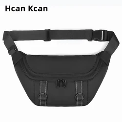 HcanKcan temel erkek bel paketi için kısa mesafe seyahat moda erkek kemeri kılıfı çok fonksiyonlu rahat erkek Crossbody çanta