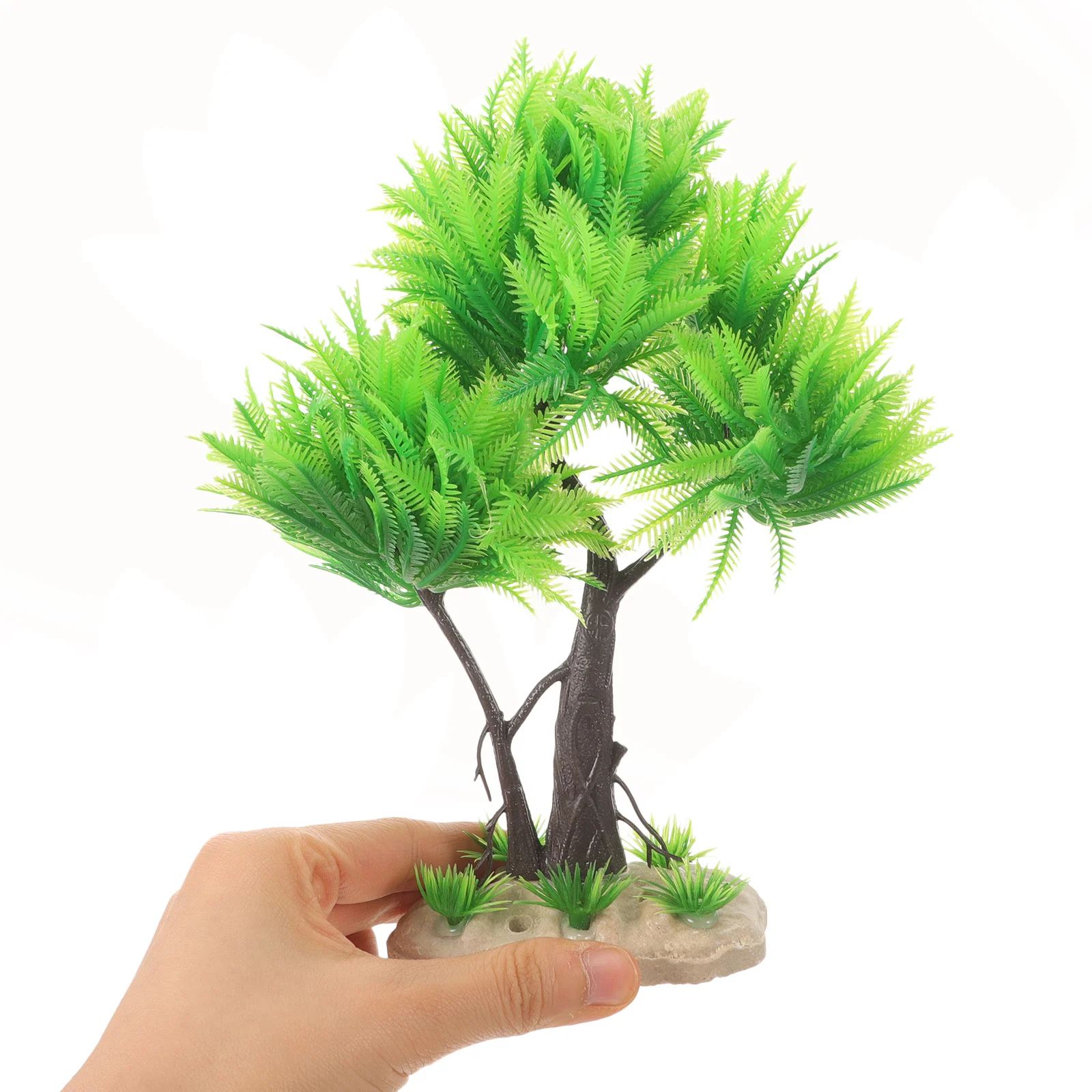 

Artificial Aquarium Tree Plastic Fish Tank Decoration Simulation Tree Decor Realistic Aquarium Landscaping Fish Tank Accessories