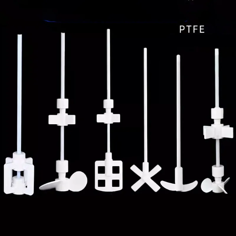PTFE stirring paddle PTFE stirring rod stirring rod dispersing paddle mixing paddle acid and alkali resistant two blades