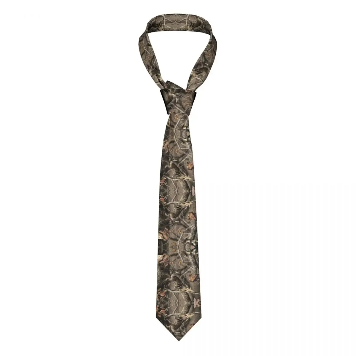 

Formal Real Tree Camouflage Tie for Office Custom Mens Camo Necktie