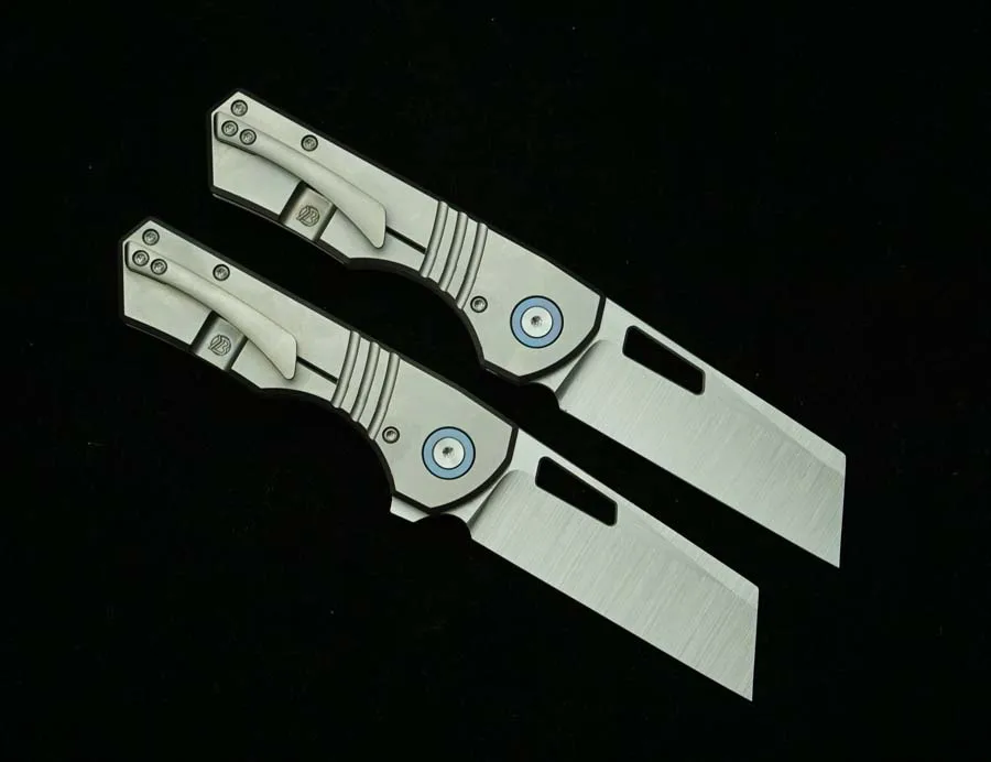 LEMIFSHE Yeager-M cuchillo plegable EDC mango titanio y cerámicos - imagen 2
