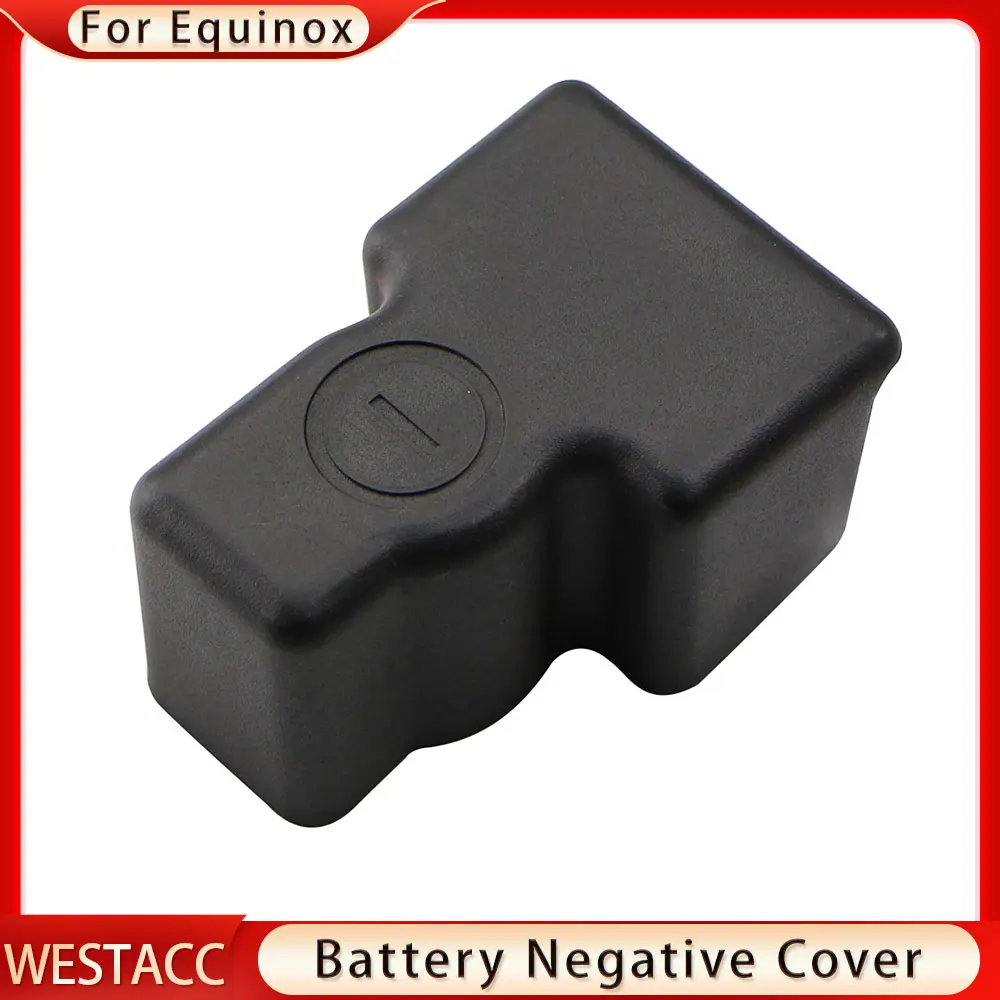 Car Engine Battery Negative Power Cover for Chevrolet Equinox 2017 2018 2019 Modified Battery Protection Cap Cover Accessoies