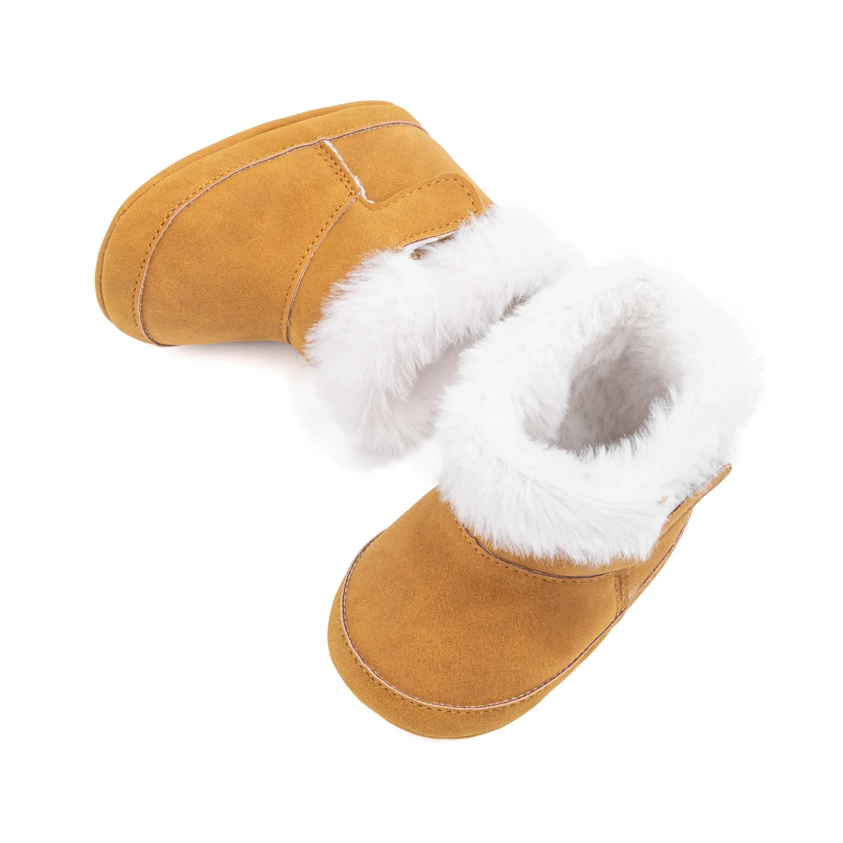 جديد رقيق الطفل الجوارب بولي Leather جلد الغزال طفل مشوا الأولى شتاء دافئ بلون داخلي أحذية مشي غير رسمية 3 ألوان