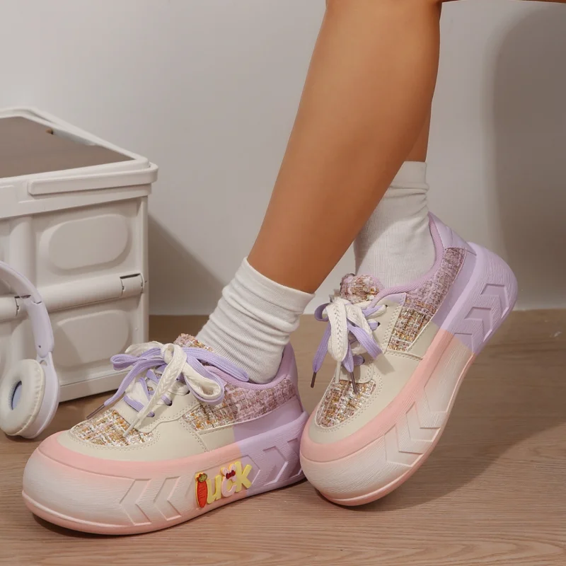 

Women's Luxury Shoes Designer Sneakers Summer 2026 Platform Shoes Tennis Female Thick Sole Skateboard Trainers Fashion Sneakers