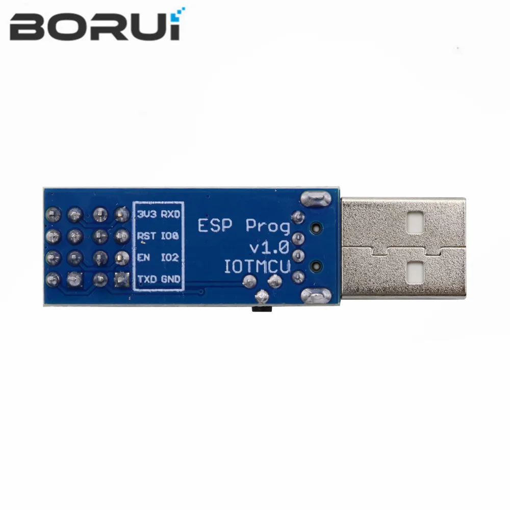 CH340C ESP PROG V1.0 WIFI Downloader ESP8266 ESP-01 ESP-01S WIFI Wireless Programmer Adapter Module