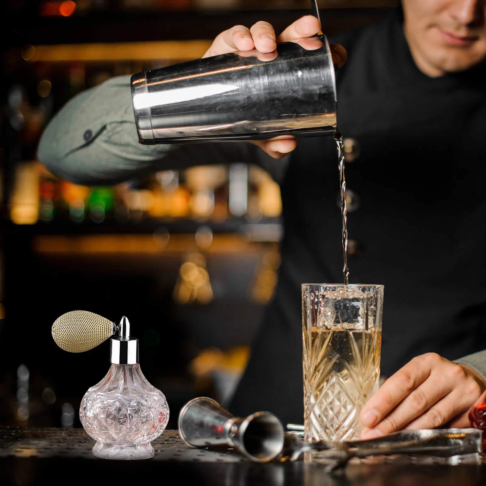 

Clear Portable Spray Bottle Mist Atomizer Airbag Airtight Perfume Essential Oil Mist Sprayer for Travel Storage