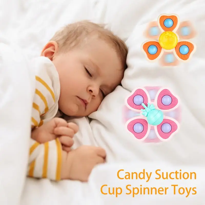 

Funny Bathing Sucker Spinner Cartoon Candy Rattles Fidget Educational Toys Funny Child Rattles Teether For Girls Boys Toddler