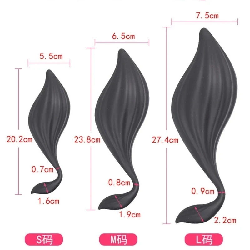 2023 Giant Anal Plug Expansion Big Butt Plug Huge Tail Soft Silicone Famale Masturbator Prostate Massager Sex Toys For Men Woman