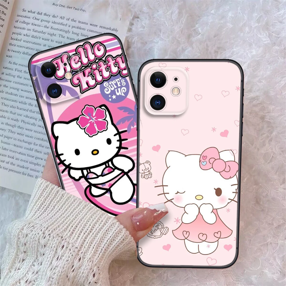 hello kitty Soft Case for Huawei Y5P Y6P Y7A Y8P Y9A Y6 Y7 Y8S Y9S Y9 Nova 9 9I 4E 5T 7 Mate 10 Lite 20 Pro P30