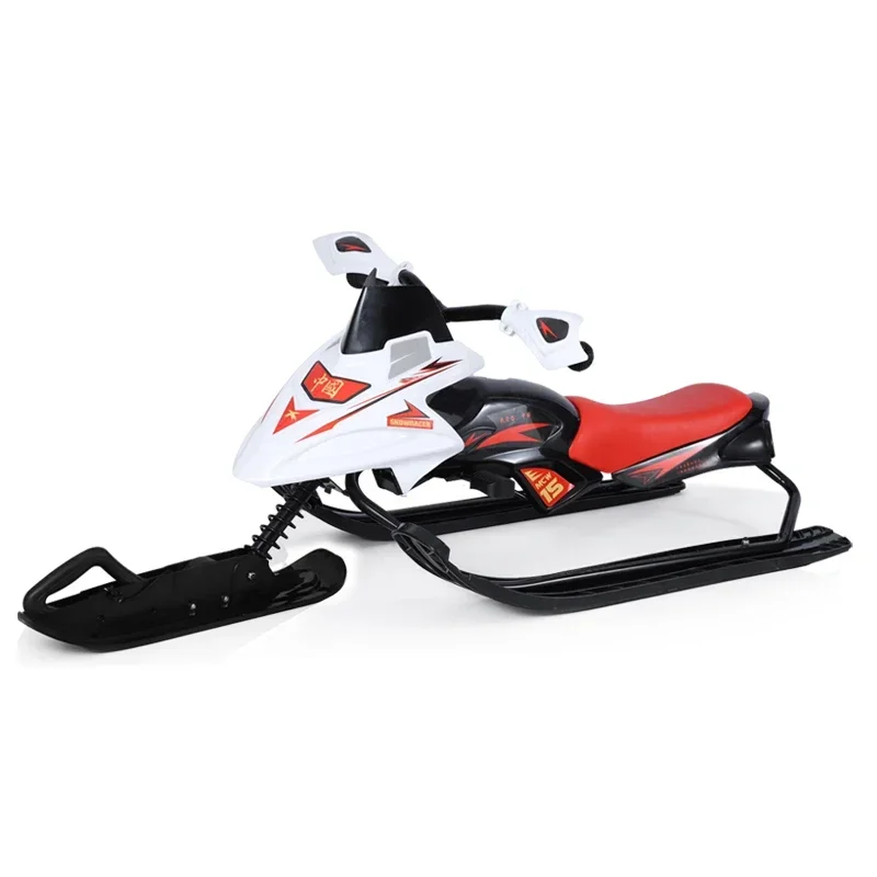 Skating Children Adult Snowmobile