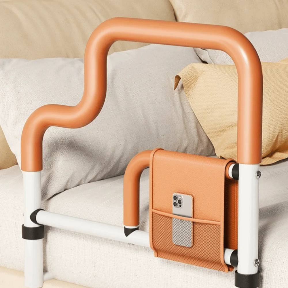 Protector de riel de cama ajustable, barandilla lateral anticaída resistente, barandillas de noche, barrera de cama de seguridad antideslizante asistiva para discapacitados