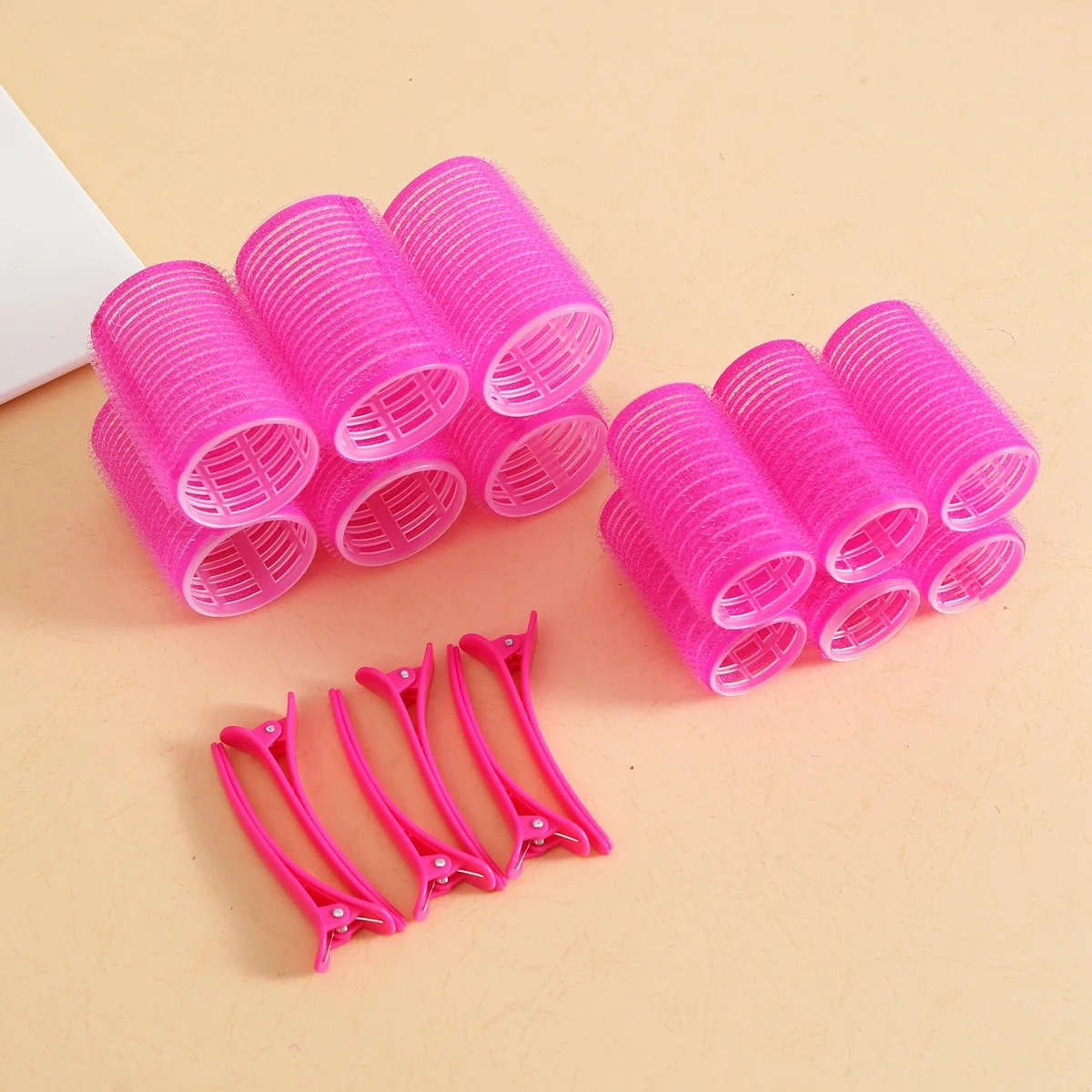 30-teiliges, hitzefreies Haar-Styling-Set, selbsthaltende Rollen, 18-teilige Lockenwickler und 12-teilige Clips, einfach zu verwendende Haarpflege-Schönheitswerkzeuge zum Selbermachen – Detail 11