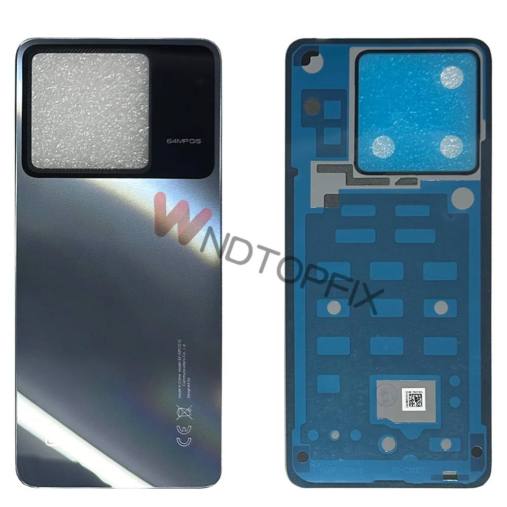 For Xiaomi Poco X6 23122PCD1G Back Battery Cover Rear Door Housing Case Glass Panel Replace For Xiaomi Poco X6 Battery Cover