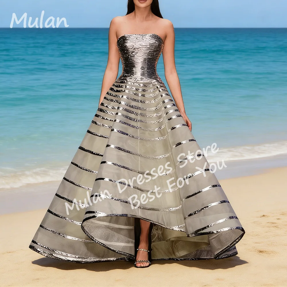 

Customized Sparkle Long Ball Gowns for Special Occasions Strapless Floor-Length Women Gala Prom Party Evening Dresses 2026