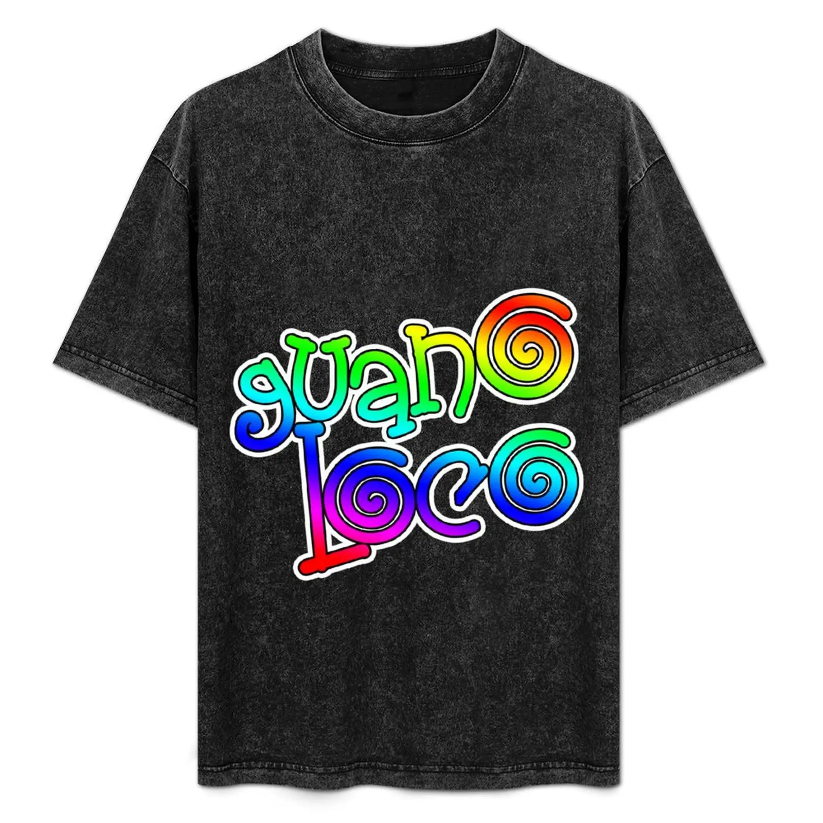 Camiseta Guano Loco, camiseta básica informal de algodón de manga corta