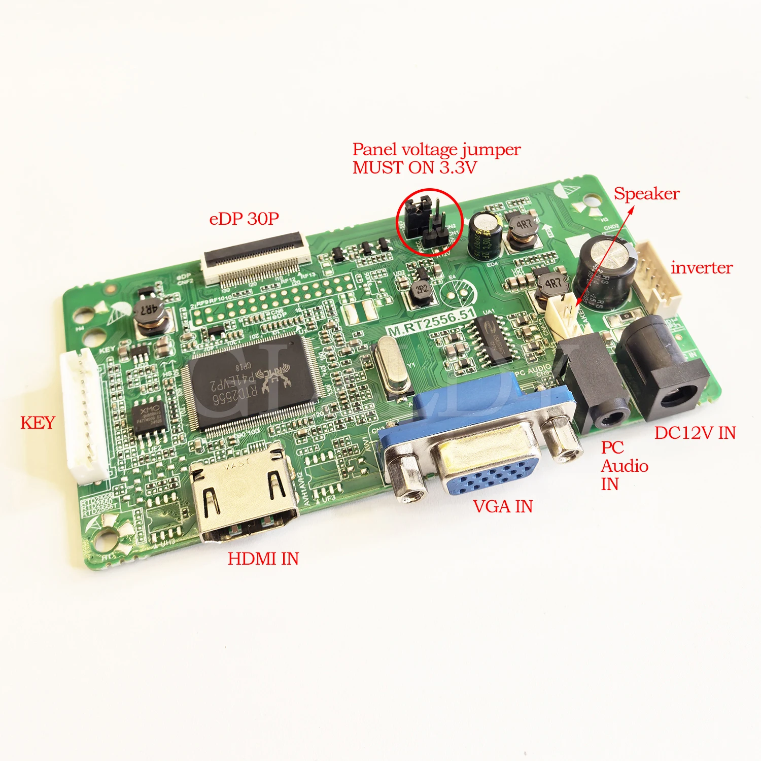 HDMI VGA إلى EDP 30Pin IPS شاشة 60 هرتز LCD لوحة تحكم السائق لمراقبة الكمبيوتر المحمول 1366*768 1920*1080 N140BGE-E33 B140XTN02.1