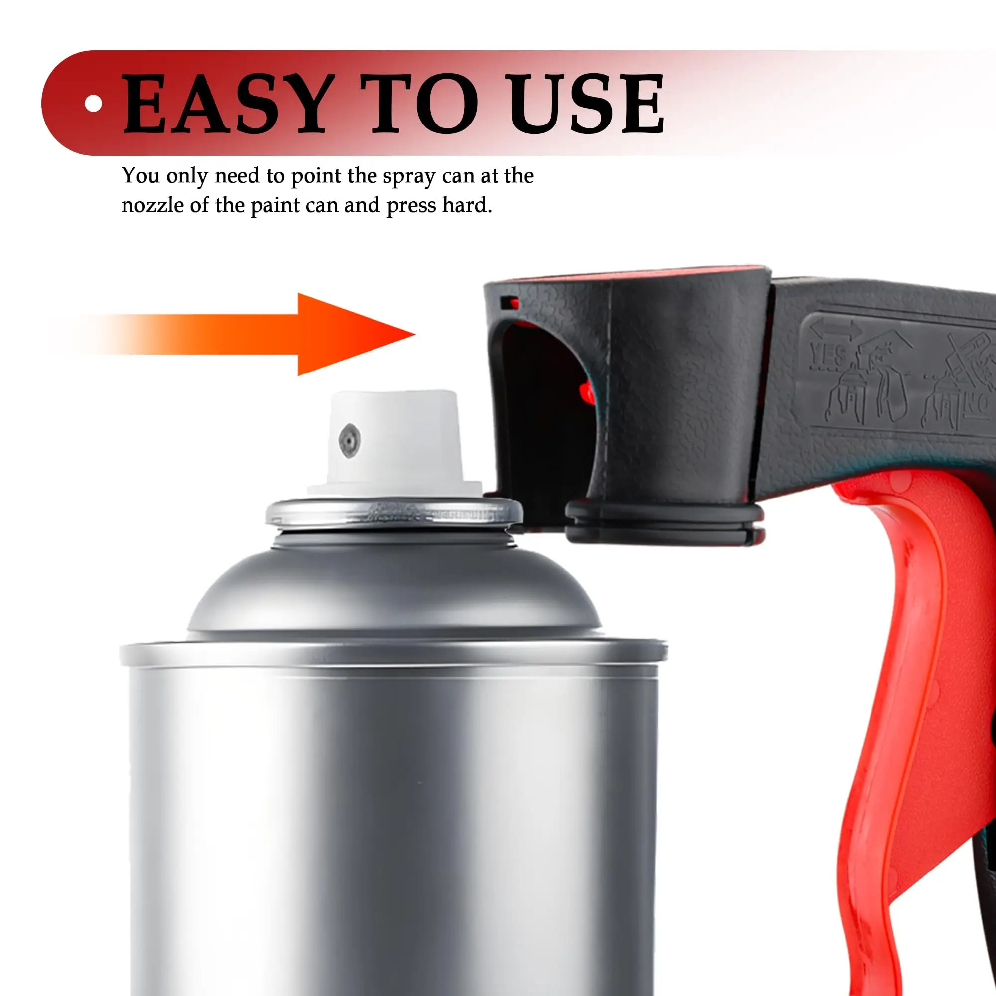 Can Convert Spray Can Into Paint Sprayer Suitable for Car Body Repair Paint Sprayer Car Spray Trigger Handle Reusable Handle