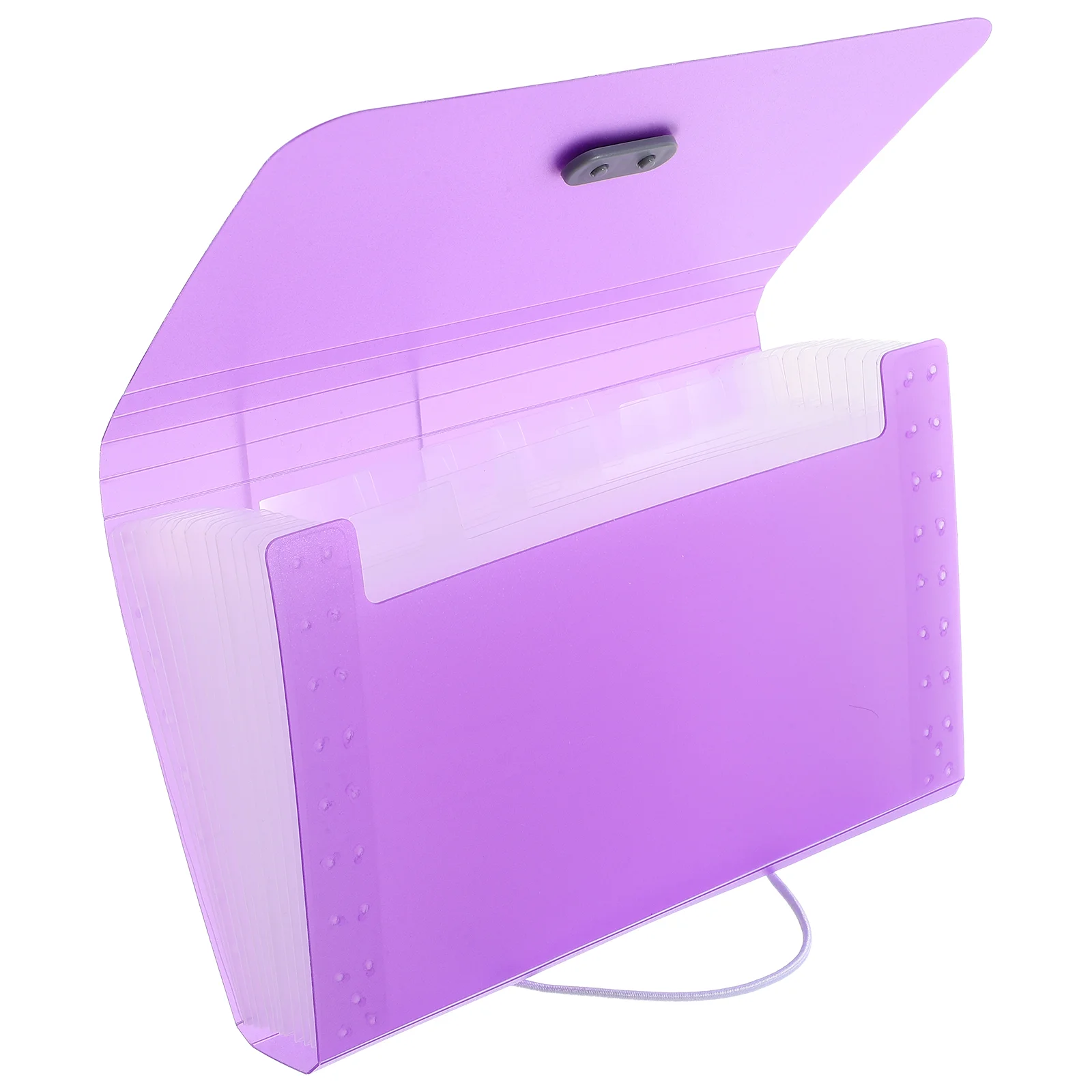 Folders Bill Document Receipt Organizer File Container Purple Large Capacity Desktop Office