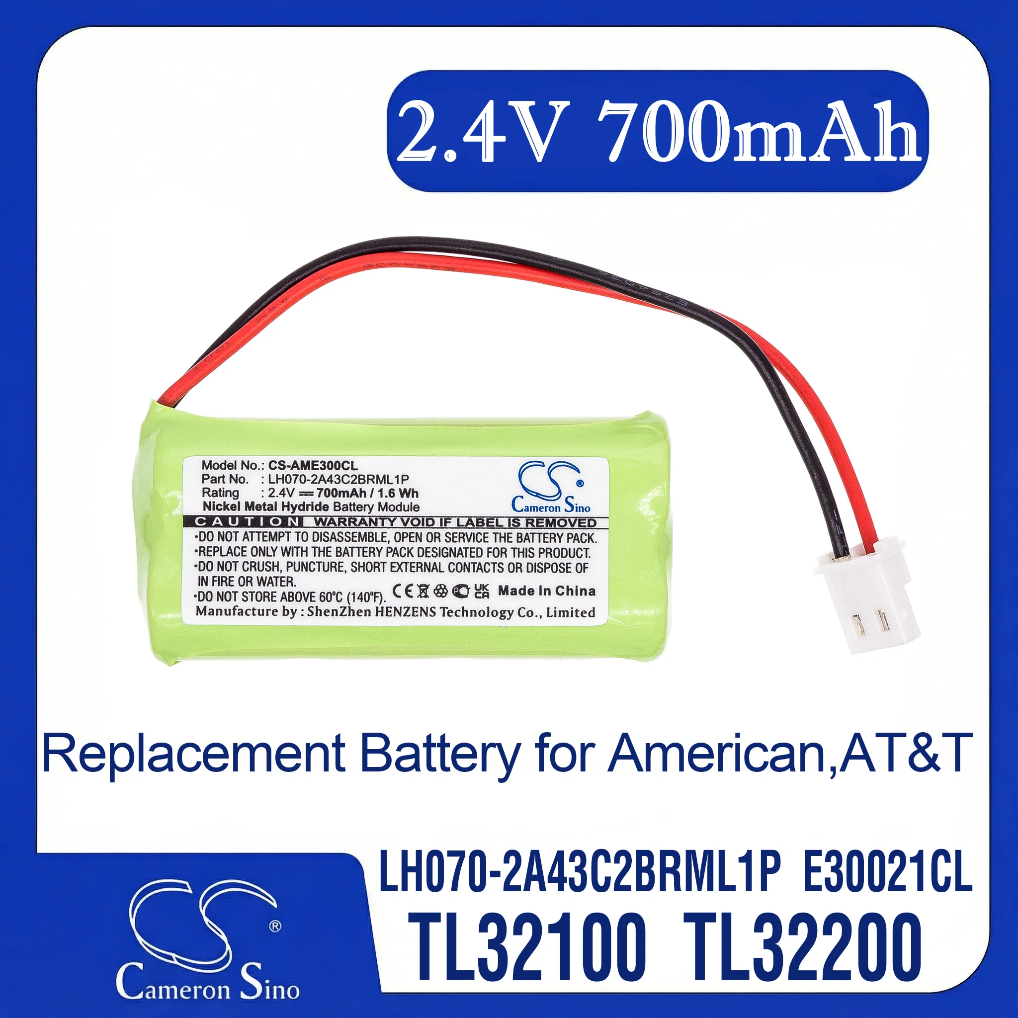 

Cameron Sino Replacement Battery for Motorola Comfort10 Digital Audio Baby M, Comfort10PU,, Fits P/N BT183342,BT283342