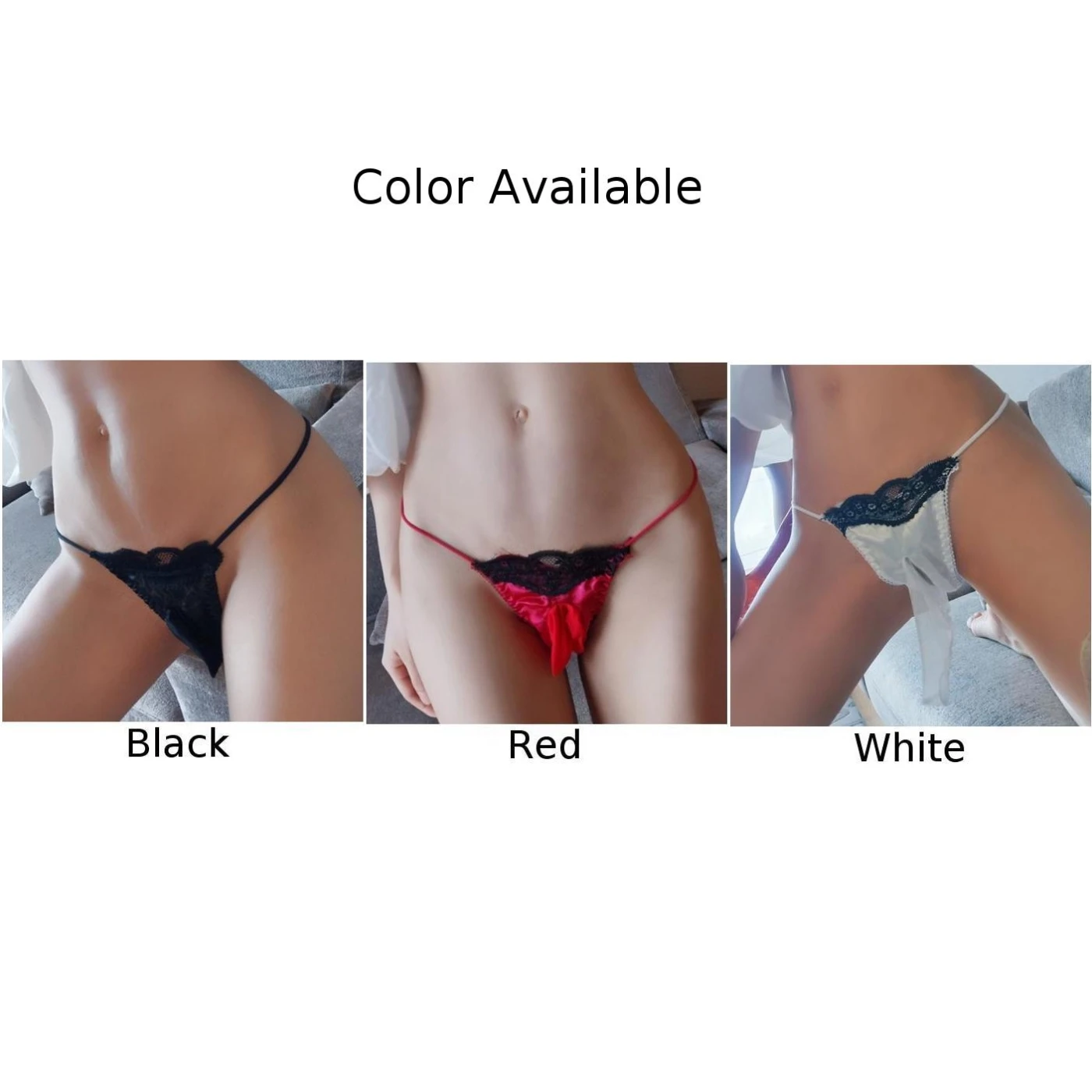 Sexy G-String Underwears Mens Oversized Thongs Sissy Lace Underpants Gay Underwears Sissy Panties Flirting Teasing  For Sex Love